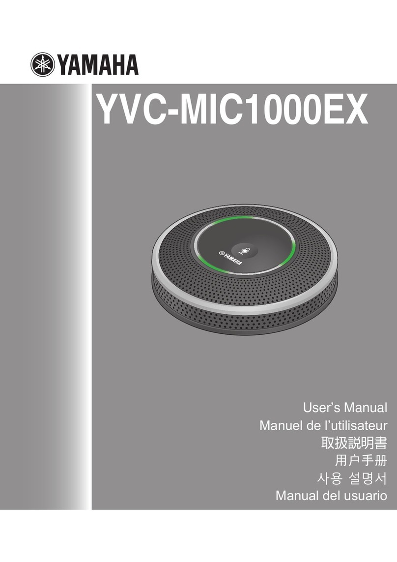 Yamaha YVC-MIC1000EX user manual