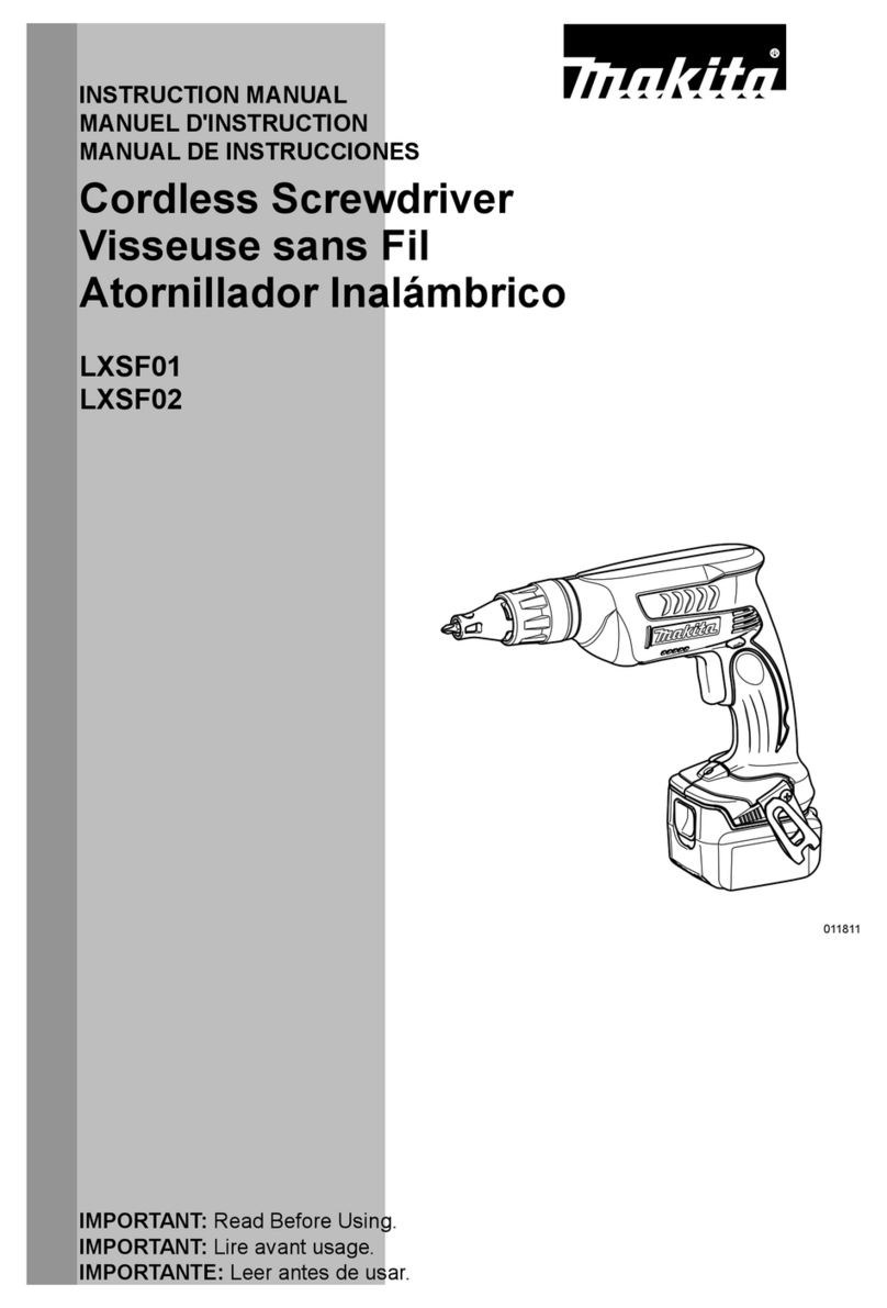 Makita LXSF01 User manual Makita LXSF01 User manual