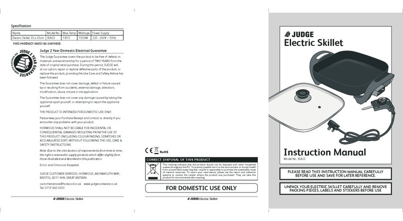 Judge JEA23 instruction manual