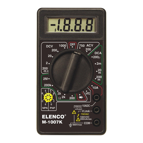 Elenco Electronics M-1007K User guide Elenco Electronics M-1007K User guide