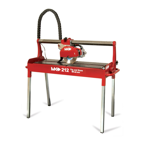 MK Diamond Products MK-212 Series Owner's manual & operating instructions