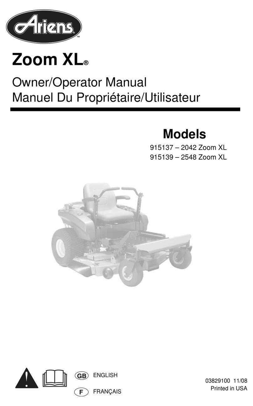 Ariens 915137 - 2042 Zoom XL Owner's/operator's manual