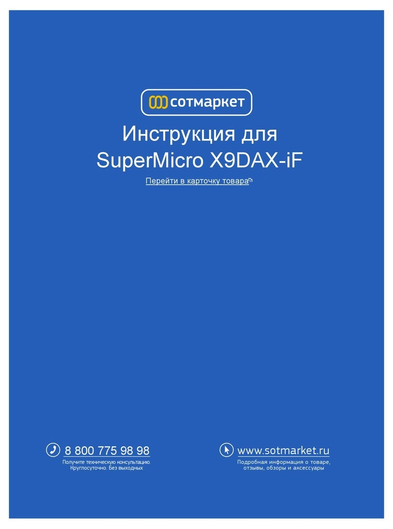 Supero X9DAX-iF user manual