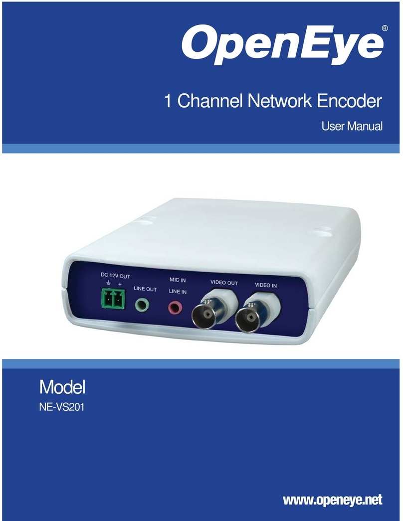 OpenEye NE-VS201 user manual