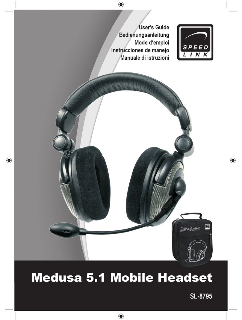 Speed Link Medusa 5.1 SL-8795 user guide