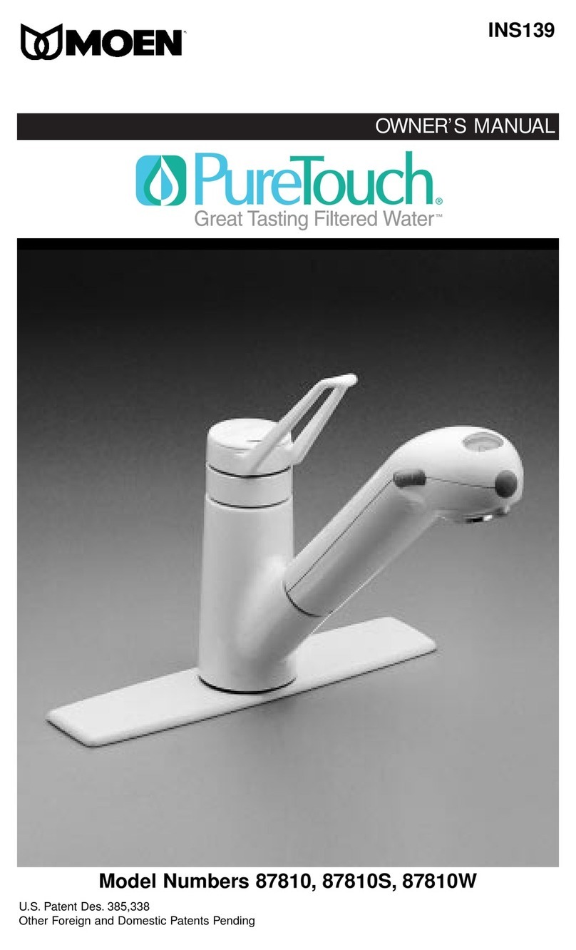 Moen PureTouch 87810 User manual