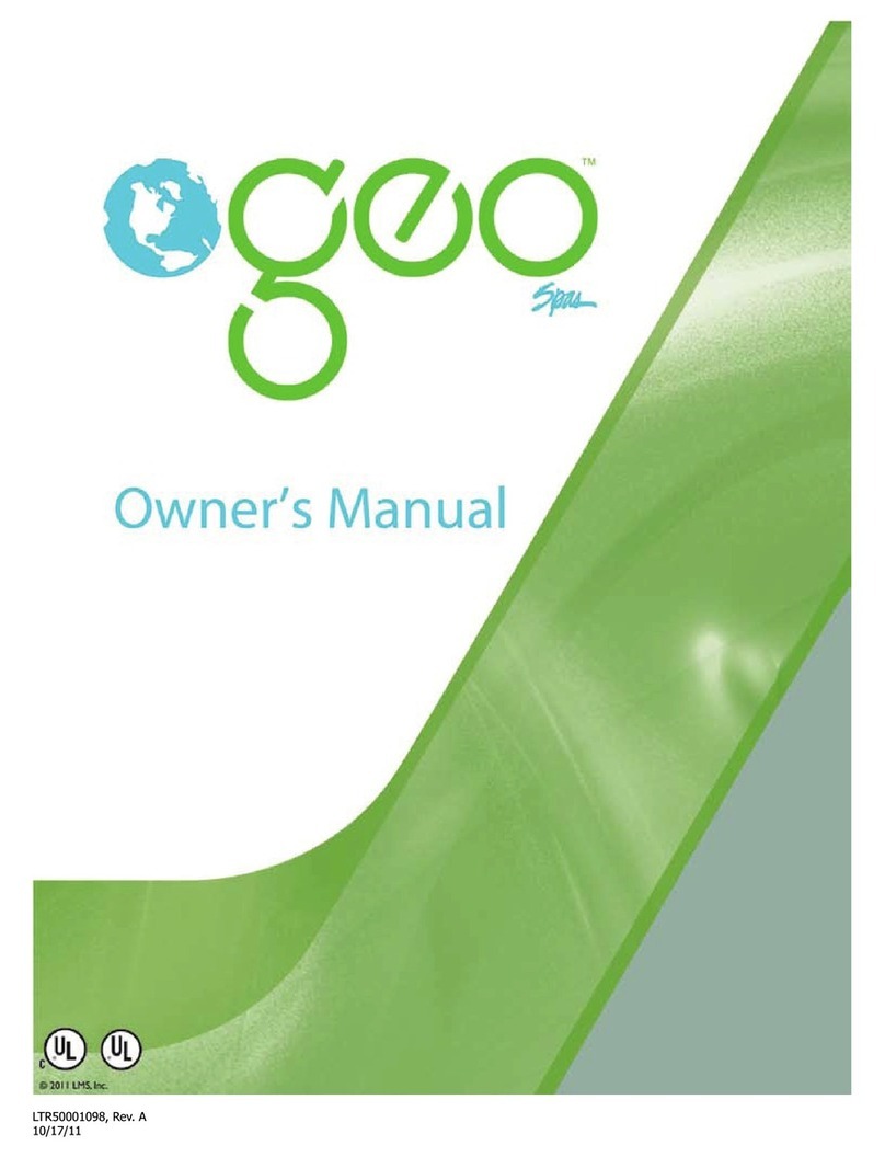 Geo Spa Portable Spa owner's manual
