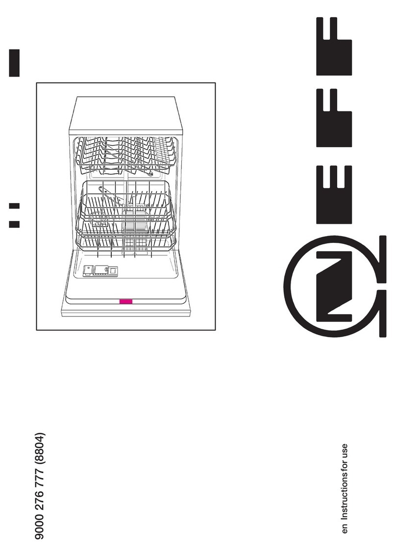 NEFF Dishwasher Instructions for use