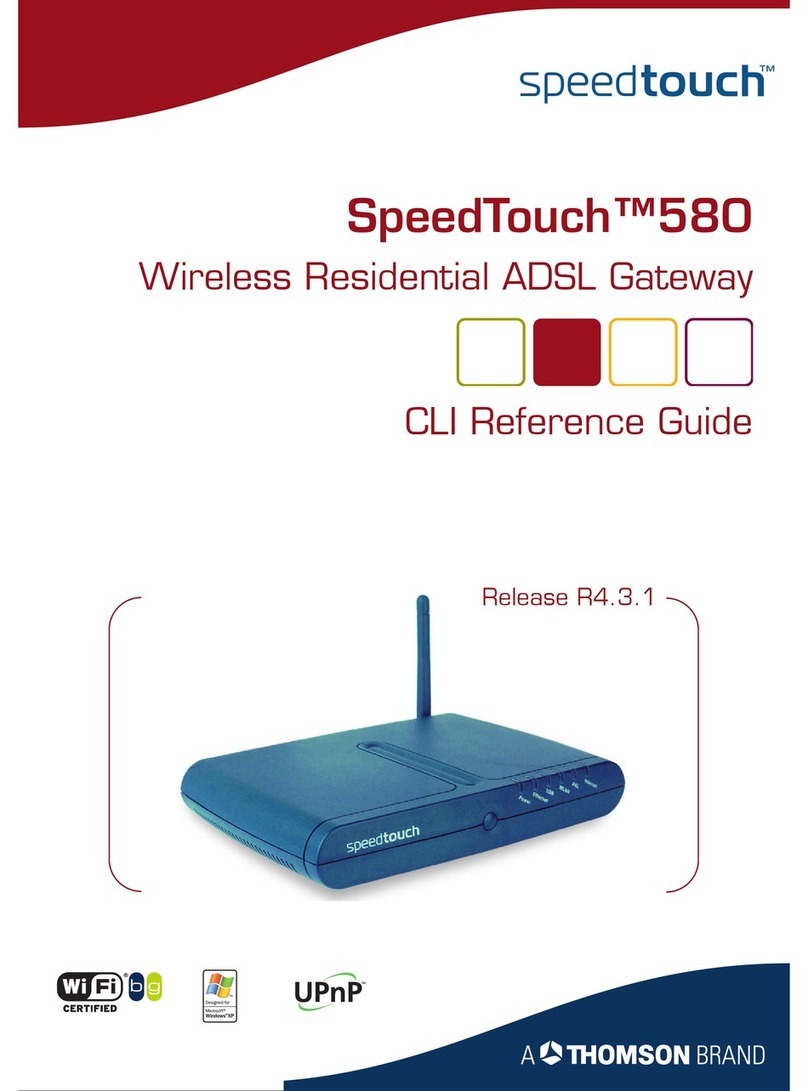 Speedtouch 580 Cli reference guide