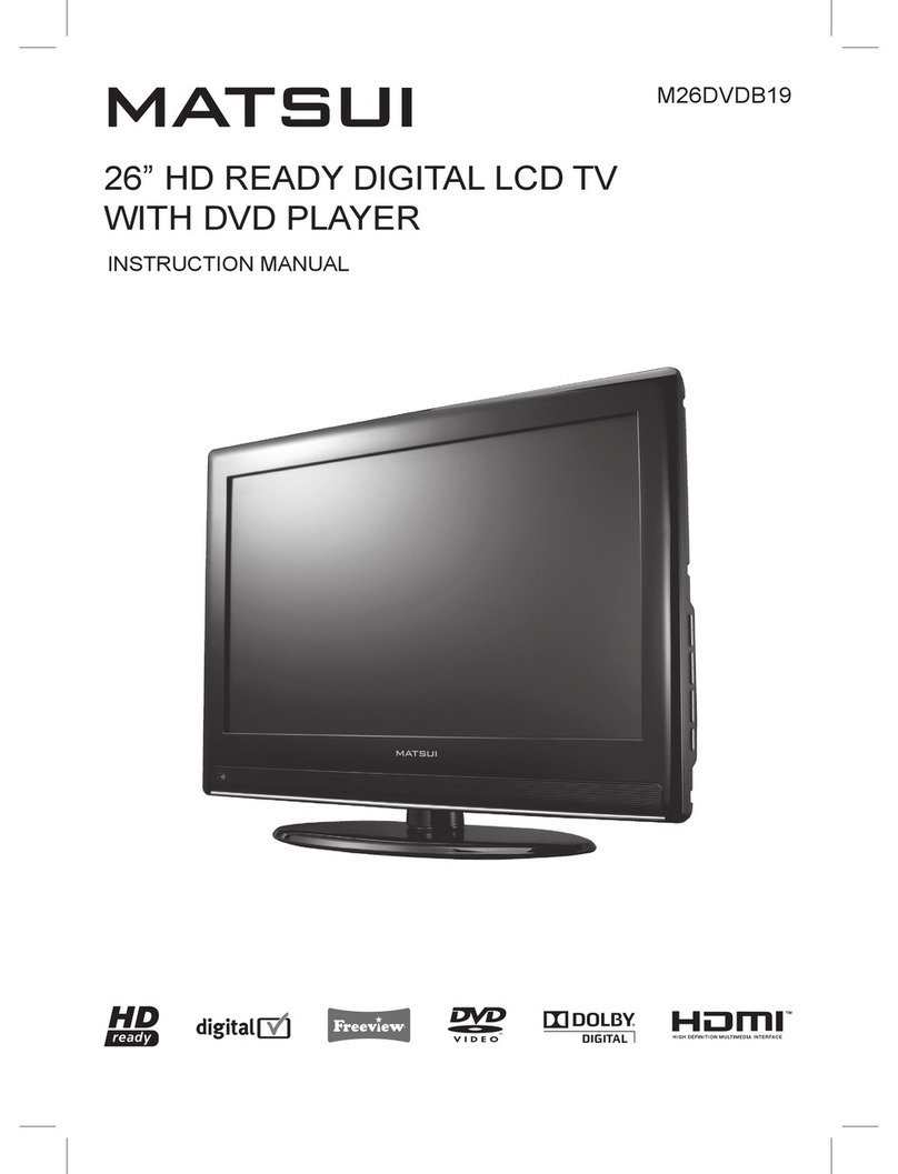 Matsui M26DVDB19 instruction manual