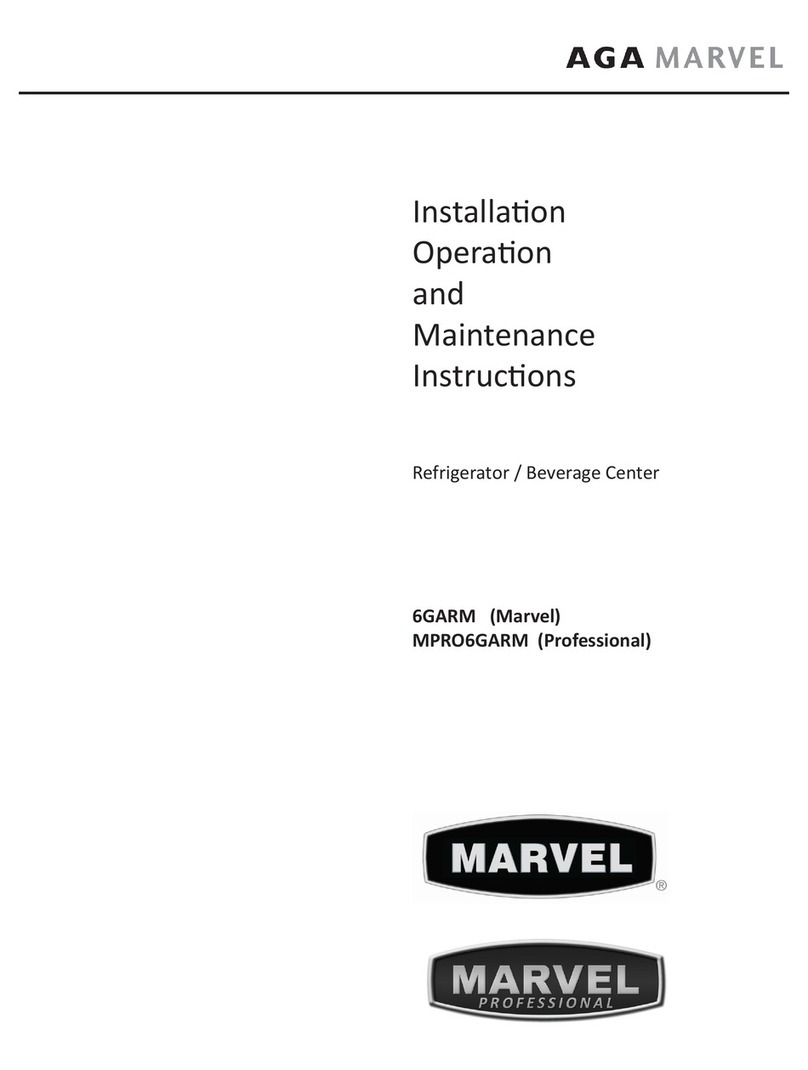 AGA marvel 6GARM Installation & operation manual