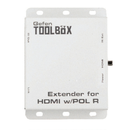 Gefen GTB-HDBT-POL User manual Gefen GTB-HDBT-POL User manual