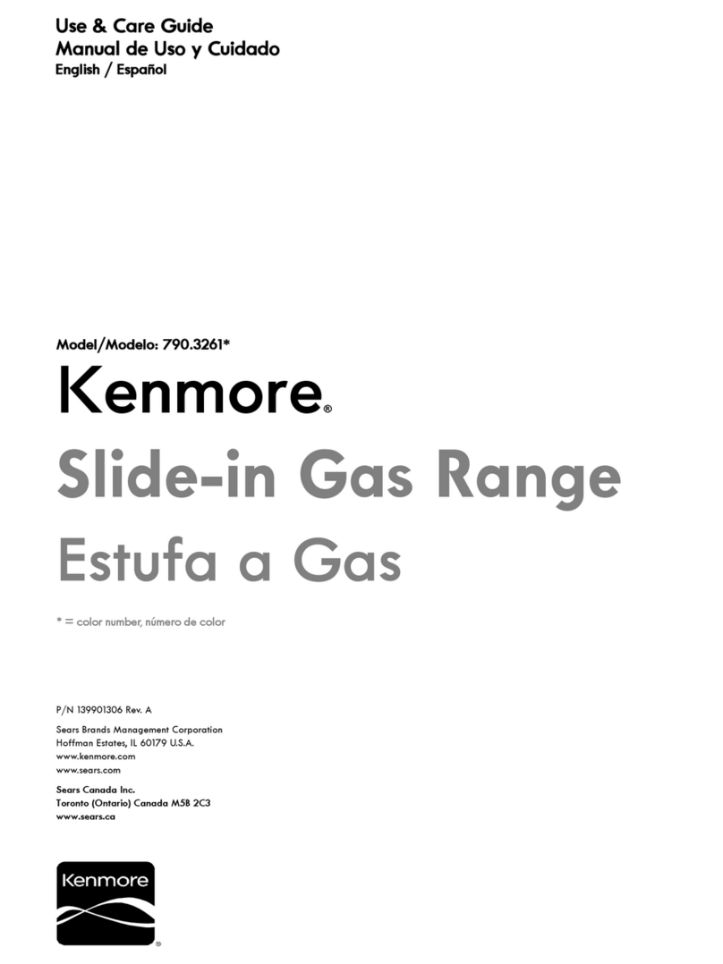 Kenmore 790.3261 Series User manual
