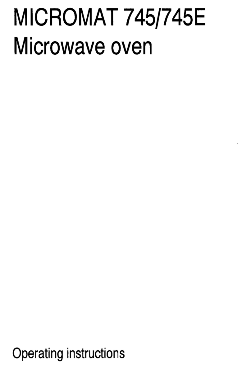 AEG MICROMAT 745 operating instructions