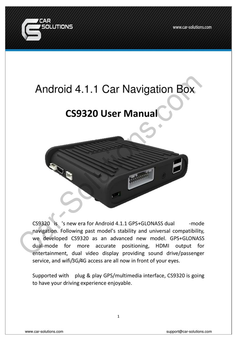 Car Solutions MC8088HLC user manual