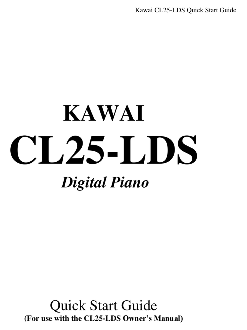 Kawai CL25-LDS User manual