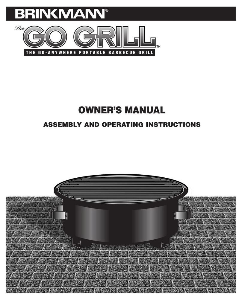 Brinkmann Go Grill User manual