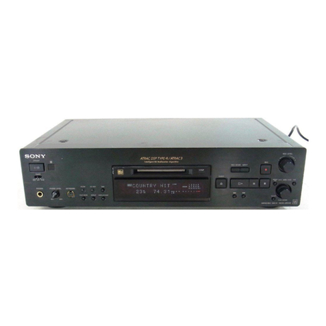 Sony MDS-JB940 User manual