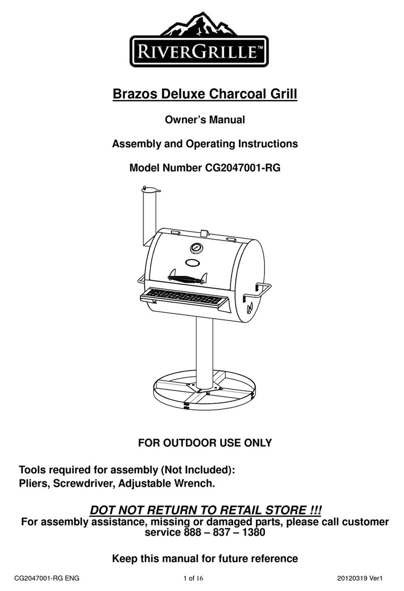 RiverGrille CG2047001-RG owner's manual