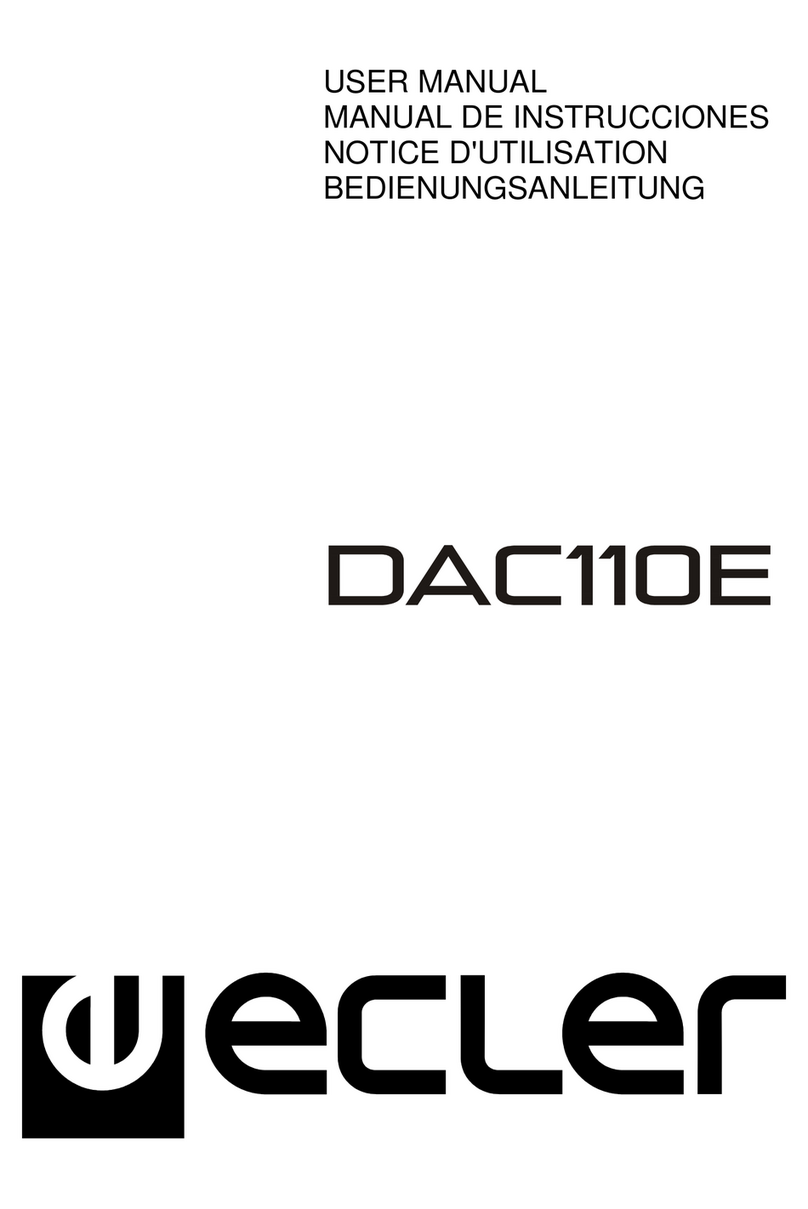 Ecler DAC110E user manual