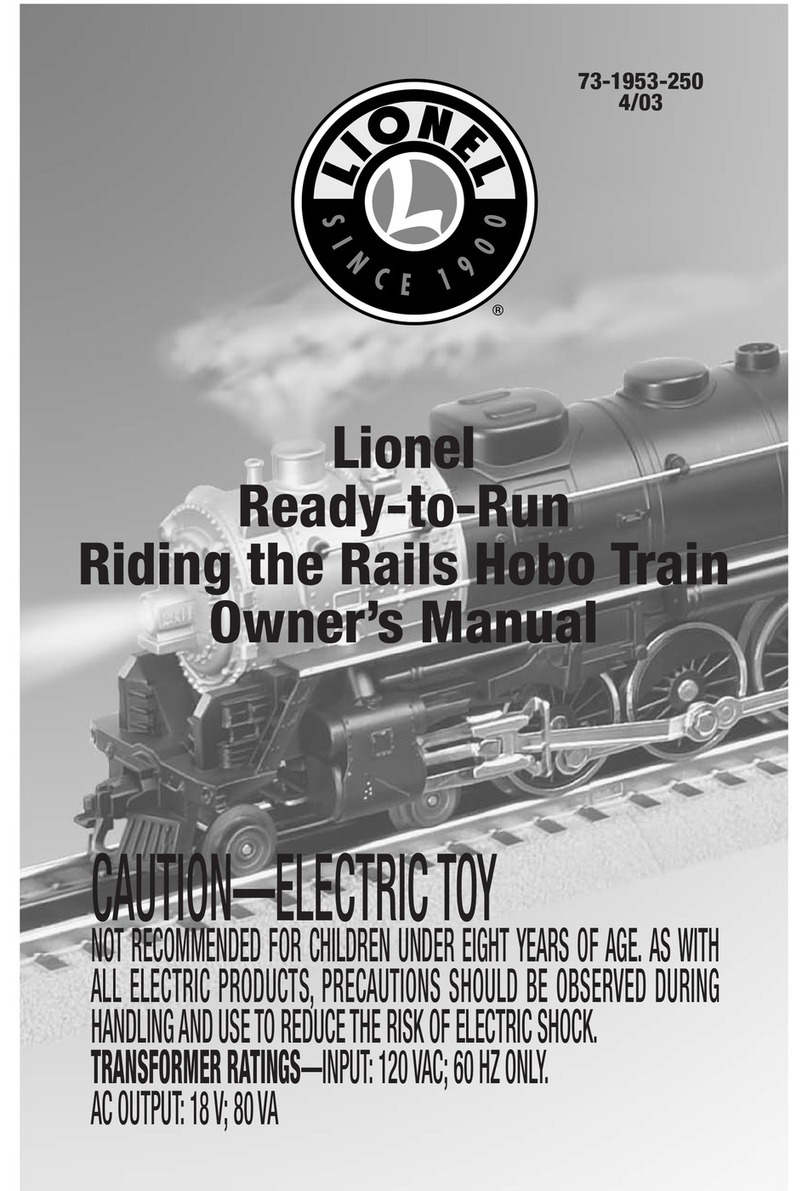 Lionel Ready-to-Run Riding the Rails Hobo Train owner's manual