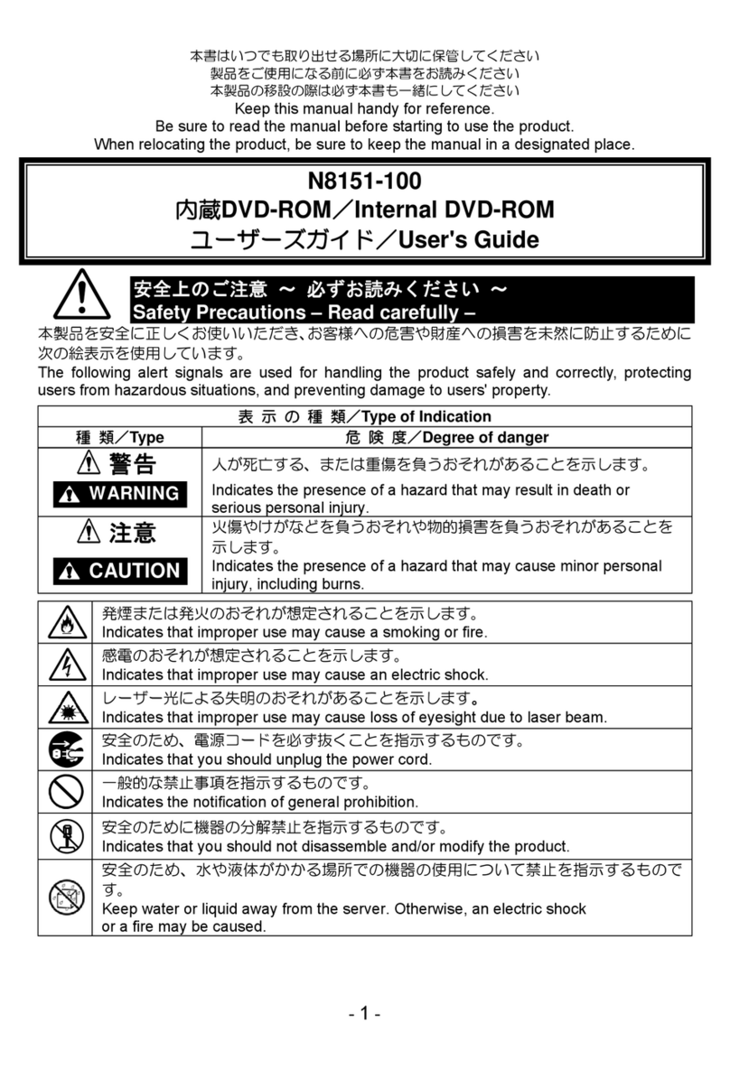 NEC N8151-100 User manual