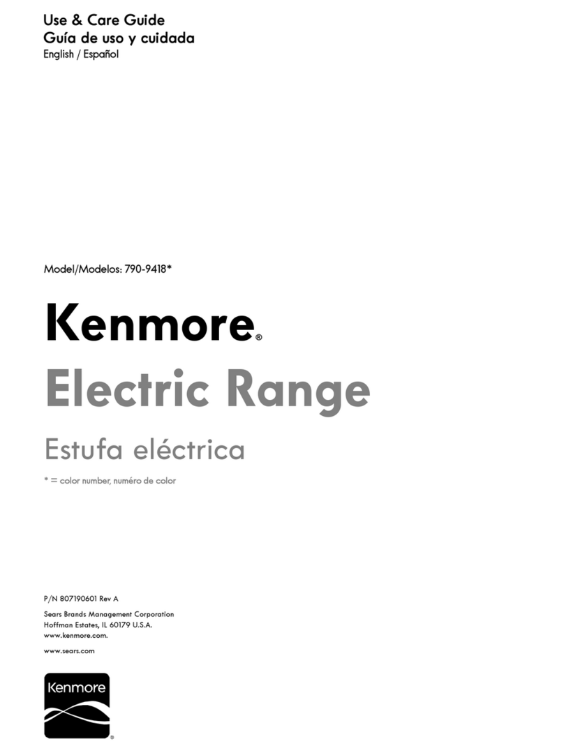 Kenmore 790-9418 Series Use & care guide