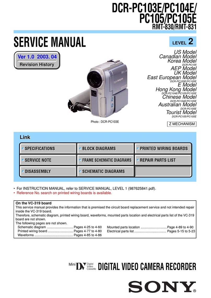 Sony Handycam DCR-PC103E User manual