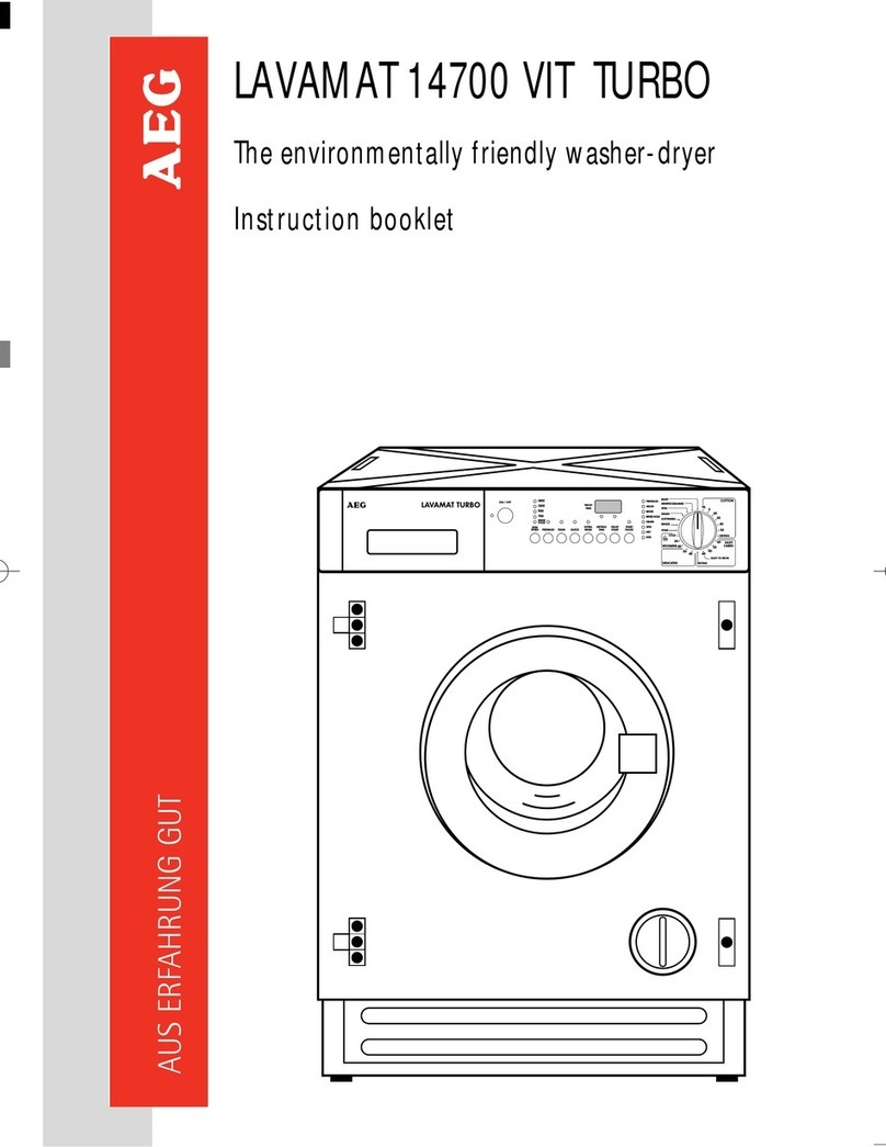 AEG LAVAMAT 14700 VIT TURBO Instruction booklet