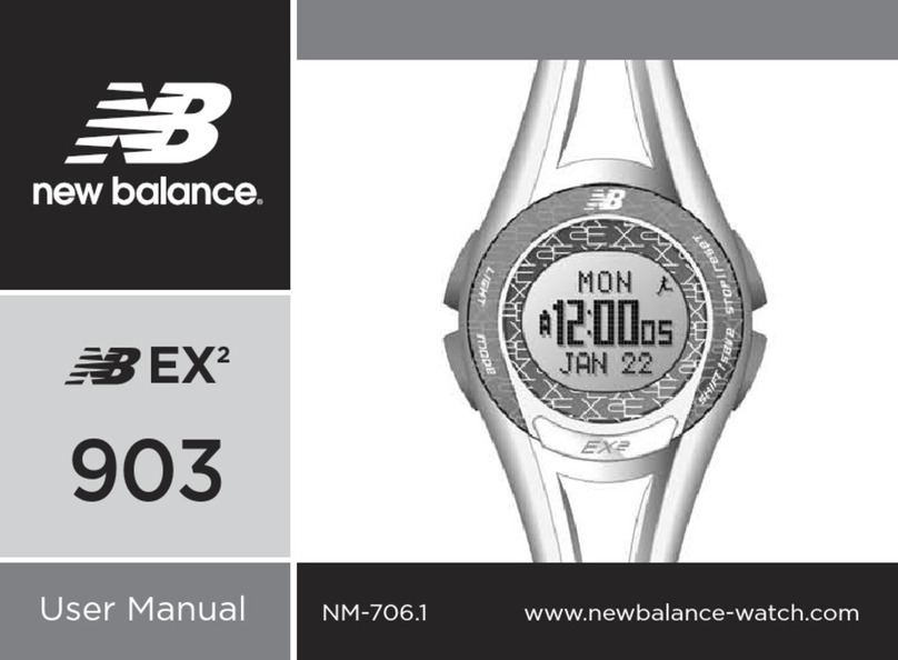 New Balance EX2 903 user manual