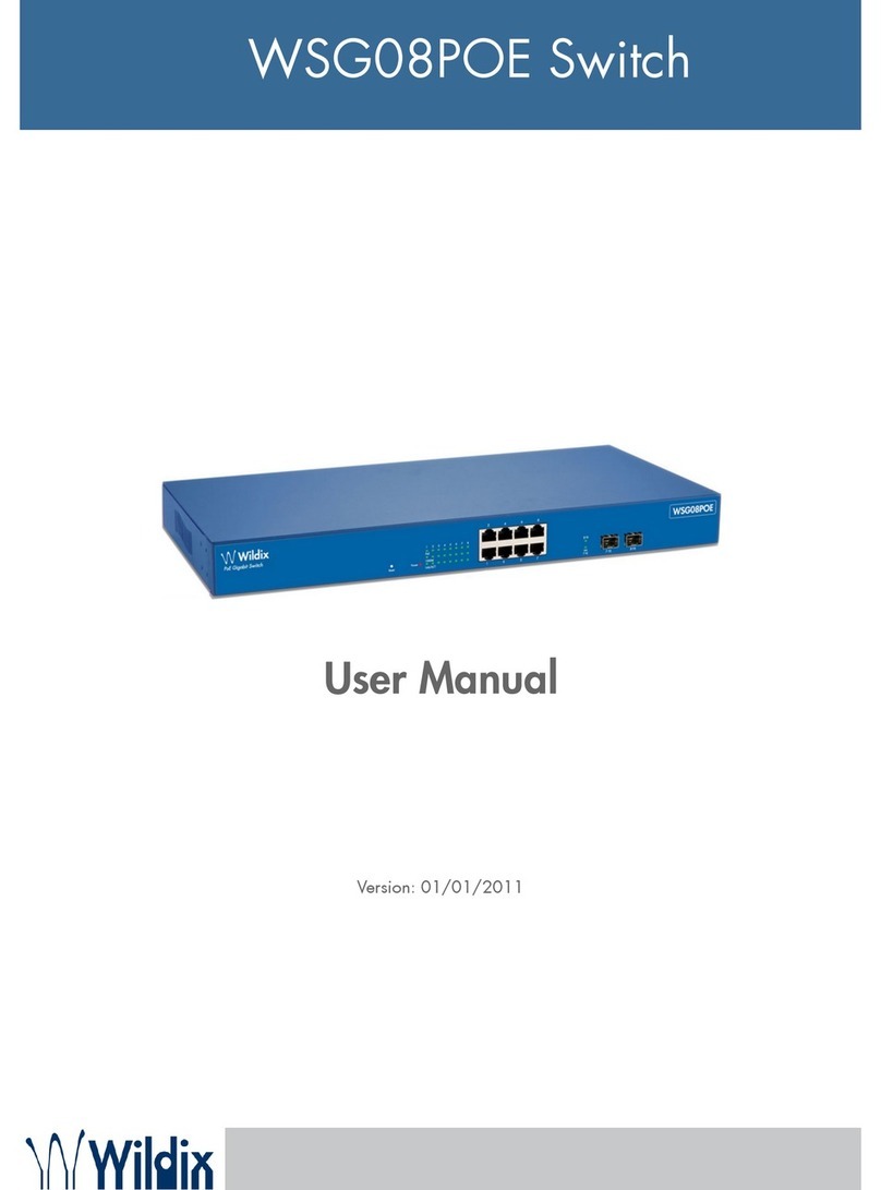 Wildix WSG08POE User manual