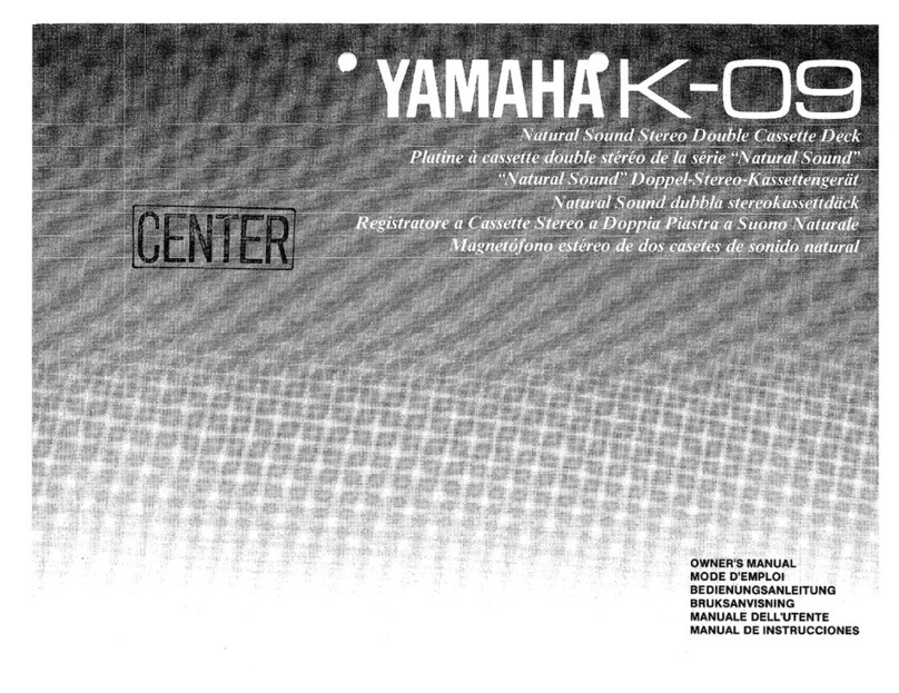 Yamaha K-09 User manual