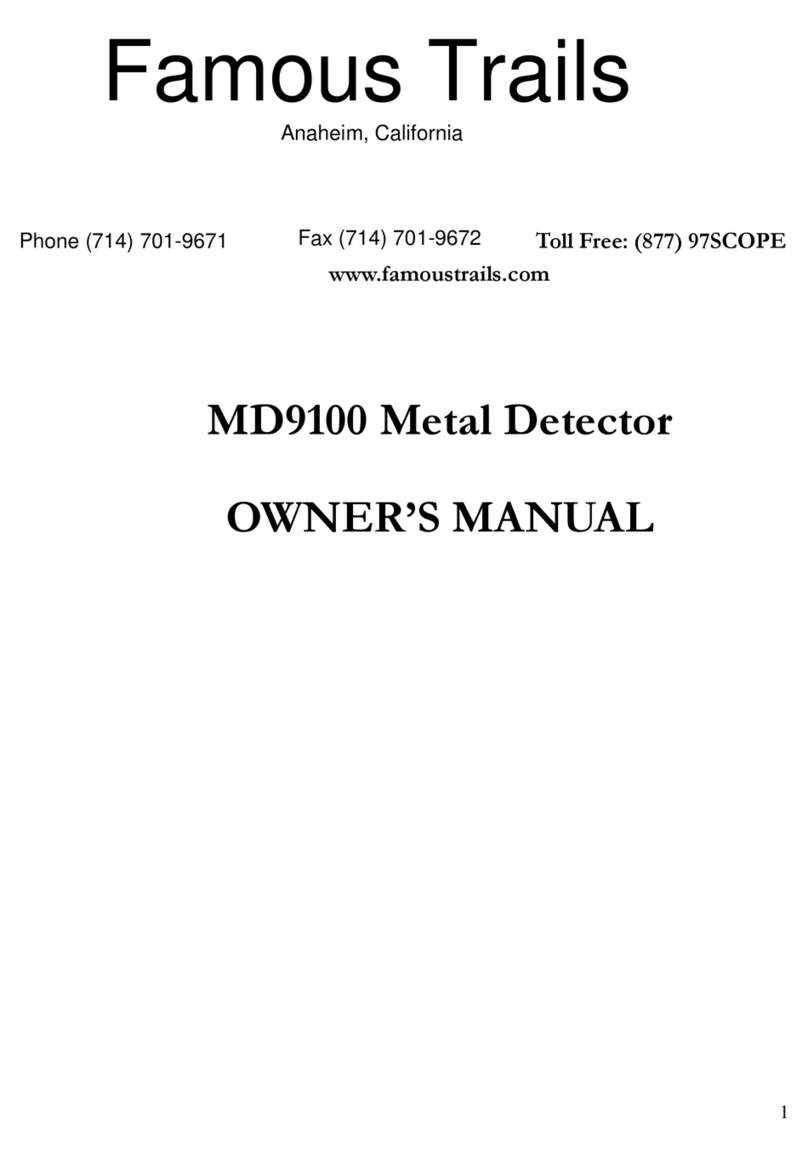 Famous Trails MD9100 User manual