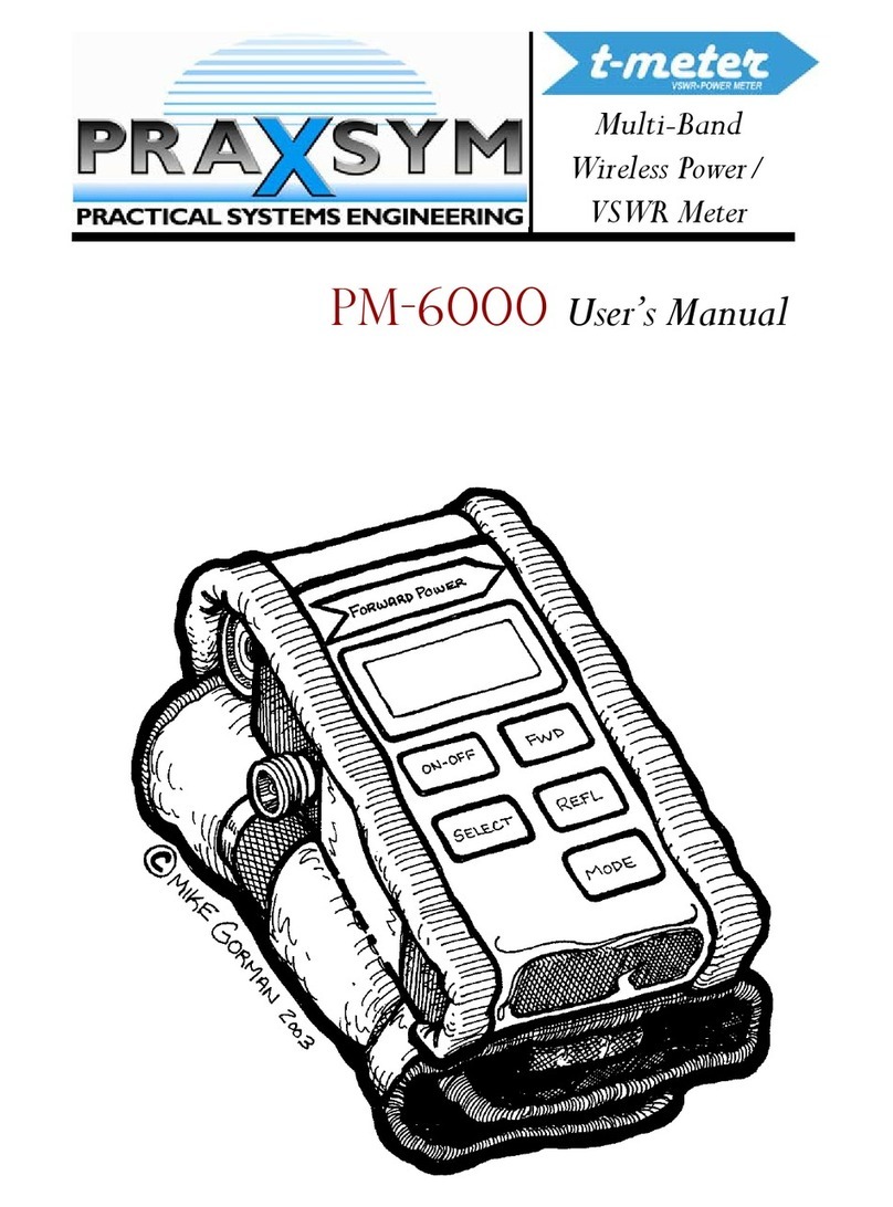 PRAXSYM PM-6000 user manual