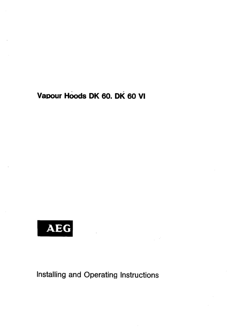 AEG DK 60 VI Installing and operating instructions