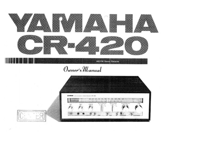 Yamaha CR-420 User manual