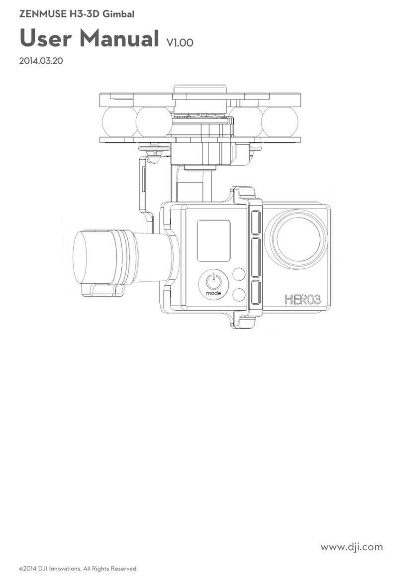 Zenmuse H3-3D Gimbal user manual