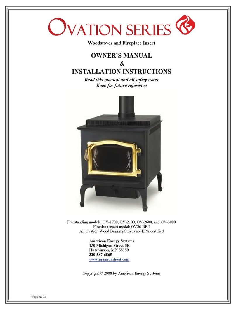 American Energy Systems Ovation OV-1700 Owner's Manual & Installation Instructions