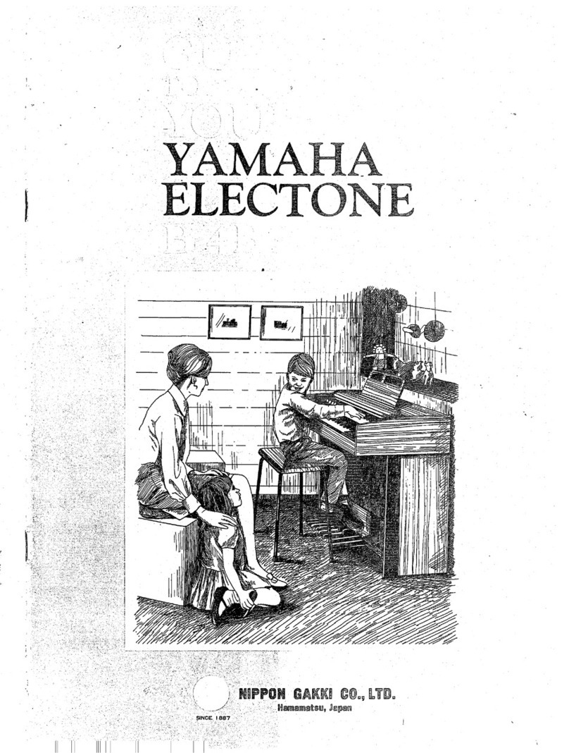 Yamaha Electone B-4B User manual