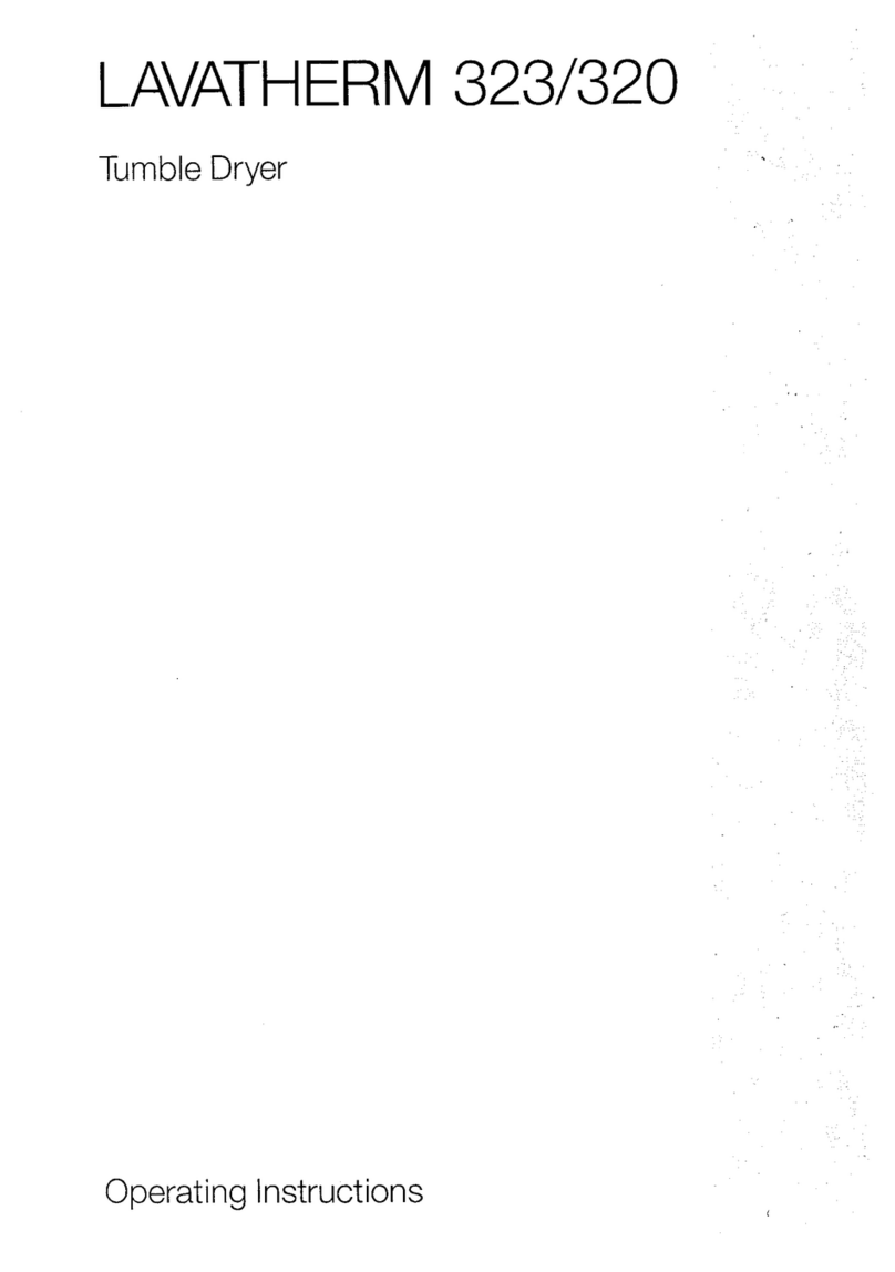 AEG LAVATHERM 323 User manual