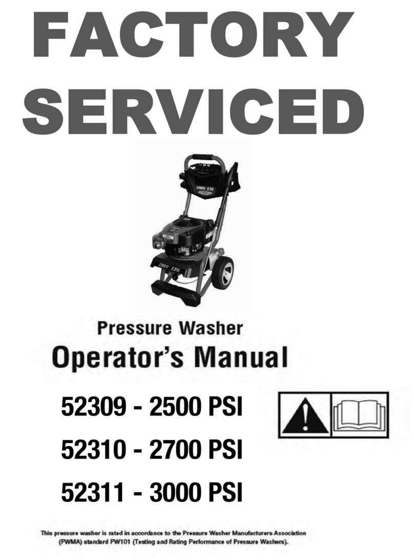 Speedway 52309 Operator's manual