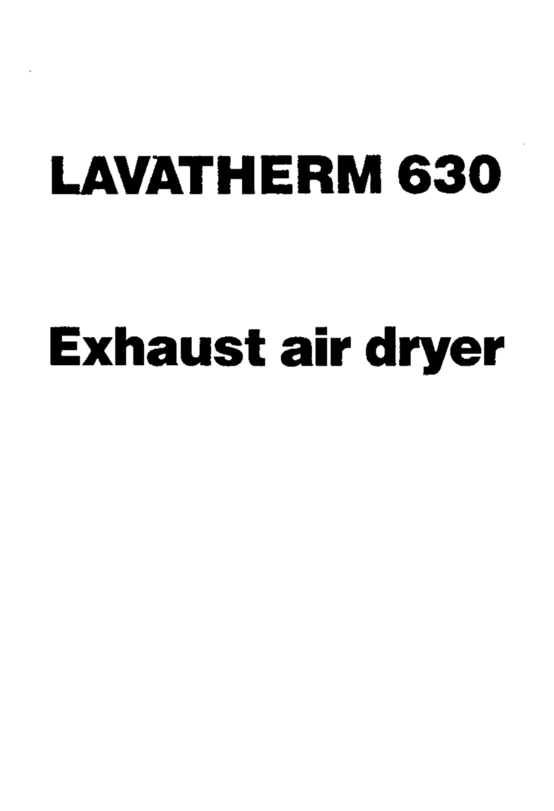AEG LAVATHERM 630 operating instructions