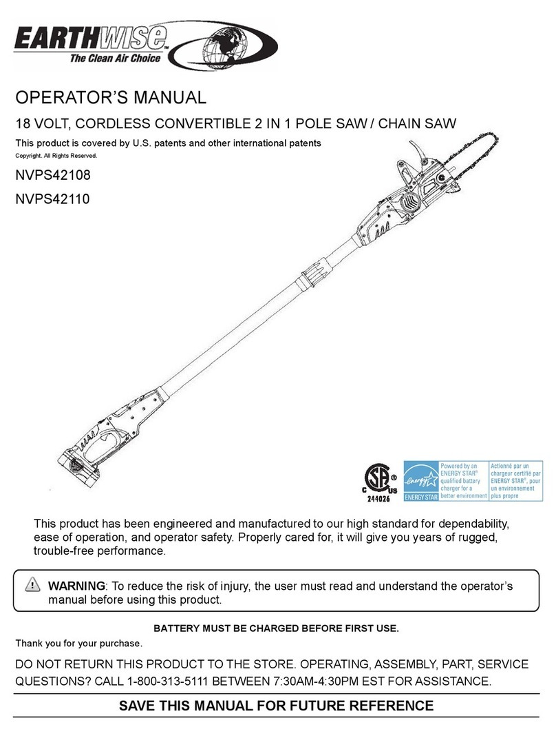 EarthWise NVPS42108 User manual