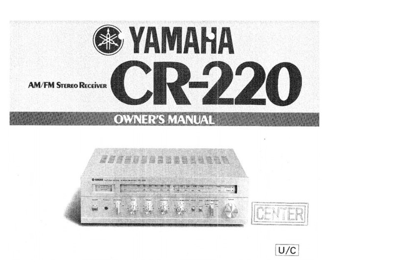 Yamaha CR-220 owner's manual