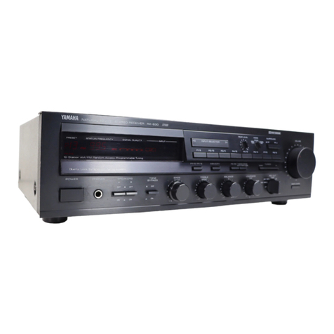 Yamaha RX-830 User manual