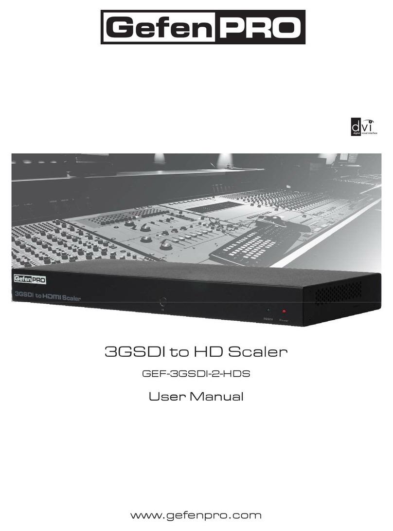 Gefen Pro GEF-3GSDI-2-HDS user manual