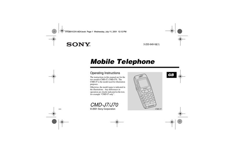 Sony CMD-J7 User manual