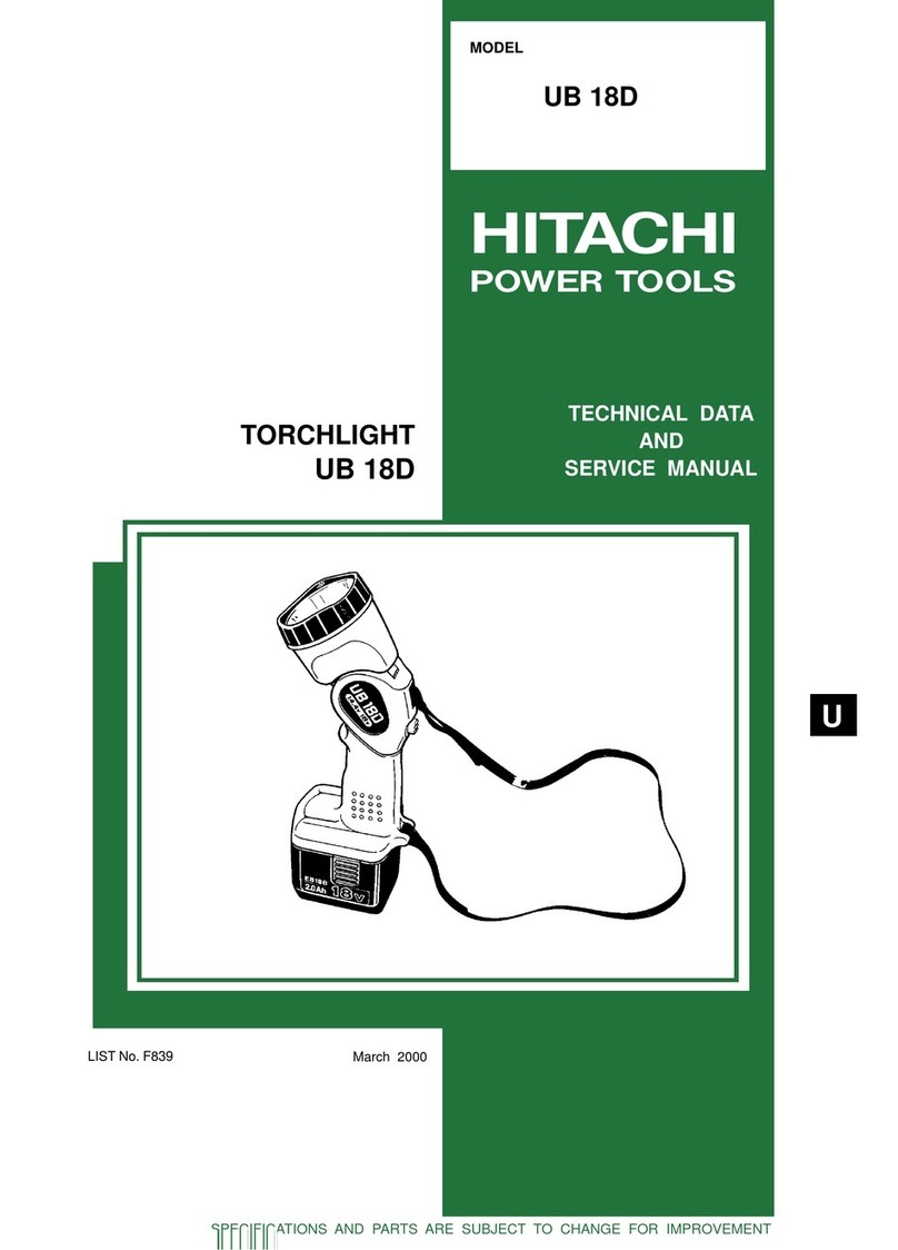 Hitachi UB 18D Manual