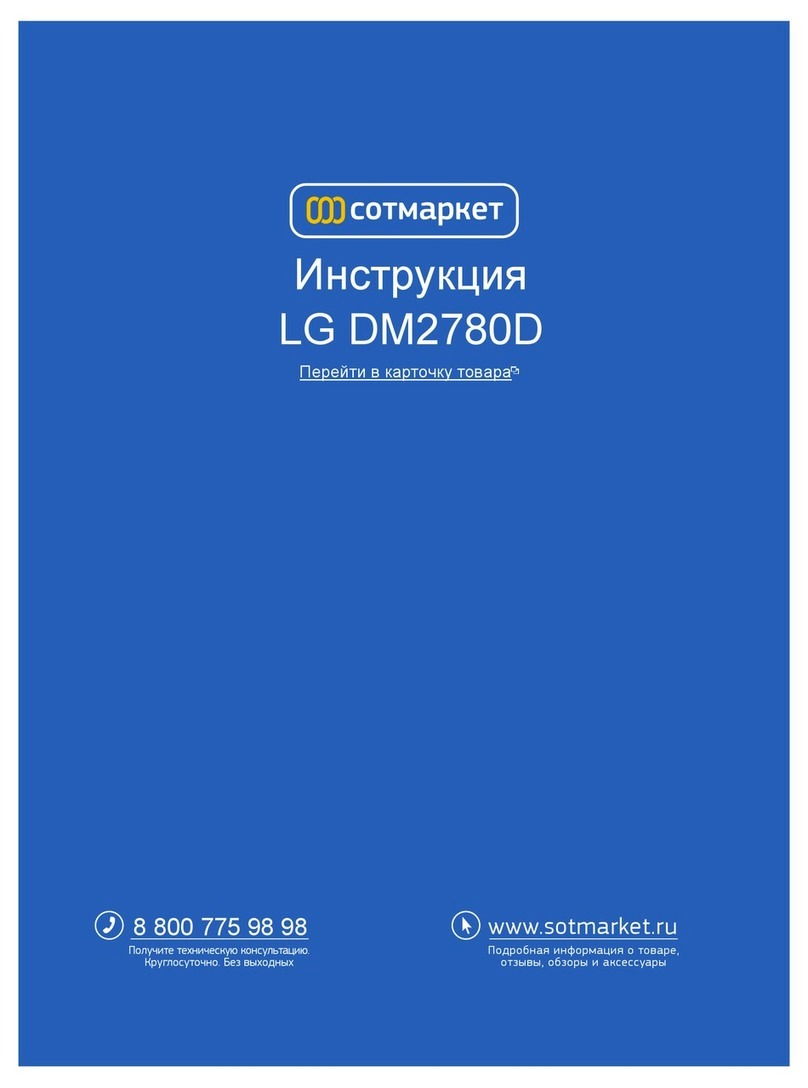 LG DM2780D User manual