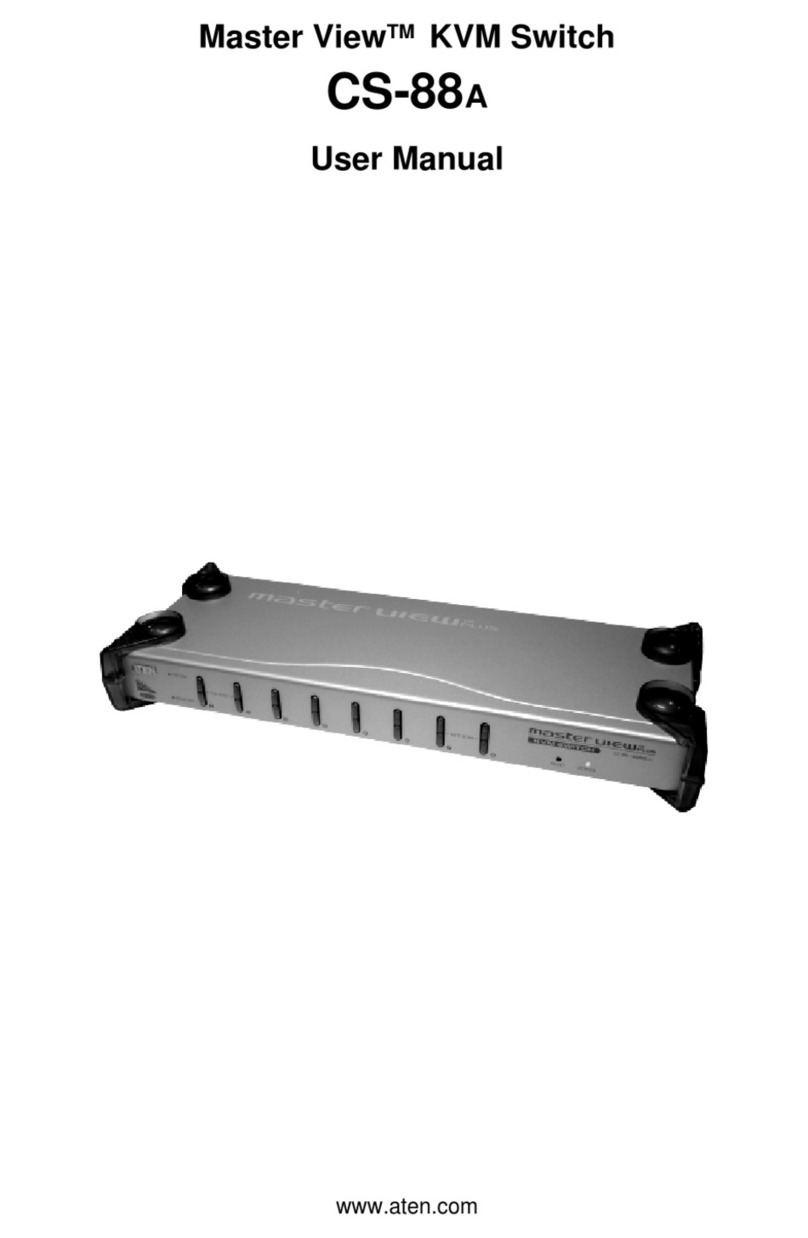 ATEN Master View CS-88A user manual